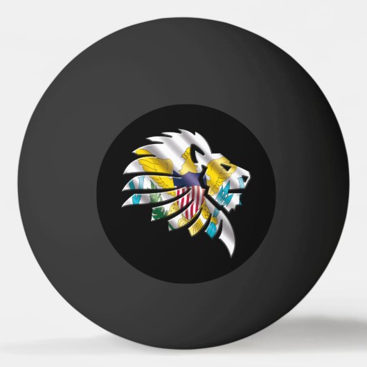 ヴァージン諸島 卓球ボール (正面)