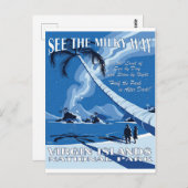 ヴァージン諸島、国立公園、天の川を参照 ポストカード (正面/裏面)