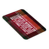 ヴァージン諸島USVIマドラスカリブのパーソナライズ マグネット (右側)