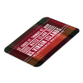 ヴァージン諸島USVIマドラスカリブのパーソナライズ マグネット (左側)