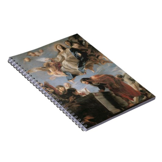 ヴァージン1673年の仮定(キャンバスの油) ノートブック (右側)