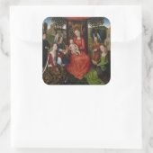 ヴァージン&アレクサンドリアの聖人キャサリンとの子供 スクエアシール (バッグ)