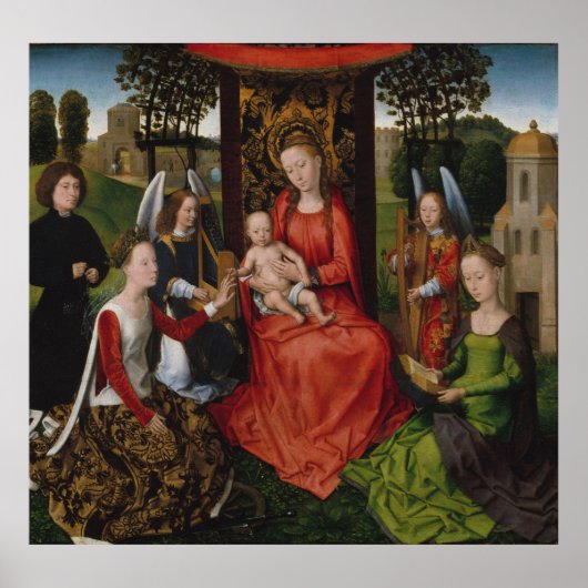 ヴァージン&アレクサンドリアの聖人キャサリンとの子供 ポスター (正面)