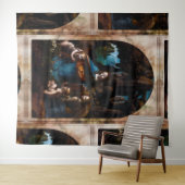 ヴァージン・オブ・ザ・ロックbyレオナルド・ダ・ヴィンチ タペストリー (インサイチュ(横))