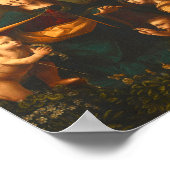 ヴァージン・オブ・ザ・ロックbyレオナルド・ダ・ヴィンチ ポスター (角)