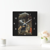 ヴァージン・オブ・ロックス、レオナルド・ダ・ヴィンチ スクエア壁時計 (ホーム)