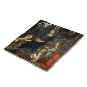 ヴァージン・オブ・ロックス、レオナルド・ダ・ヴィンチ タイル (側面)