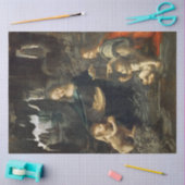 ヴァージン・オブ・ロックス、レオナルド・ダ・ヴィンチ 薄葉紙 (クラフト)