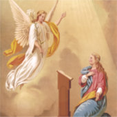 ヴァージン・メアリーの受胎告知 シール (正面)