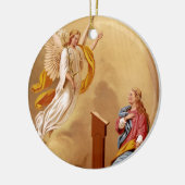 ヴァージン・メアリーの受胎告知 セラミックオーナメント (左)