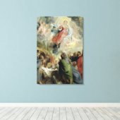 ヴァージン・メアリーの就任 キャンバスプリント (インサイチュ (ウッドフロア))