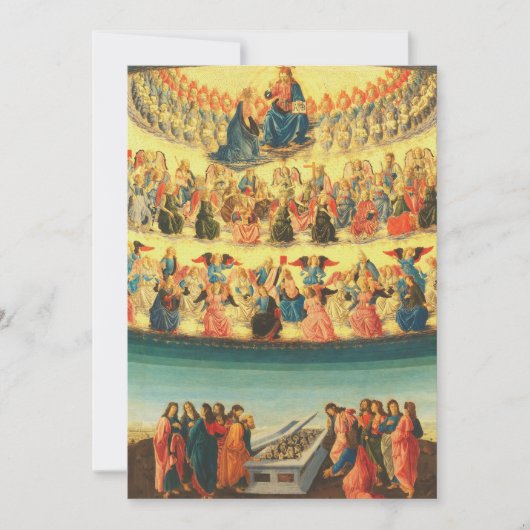 ヴァージン・メアリーの就任 招待状 (正面)