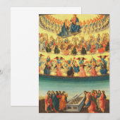 ヴァージン・メアリーの就任 招待状 (正面/裏面)