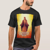 ヴァージン・メアリーの就任 Bible Verse Black Tシャツ (正面)