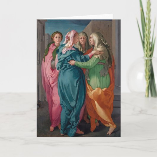 ヴァージン・メアリー・サント・エリザベス・宗教訪問 カード (正面)