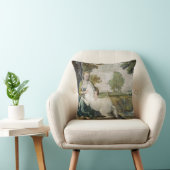 ヴァージン&ユニコーンbyドメニチノCIrca 1604 - 1605 クッション (椅子)