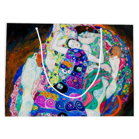 ヴァージン(女の子)、グスタフクリムト ラージペーパーバッグ (裏面)