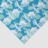 ヴァーゼル&バブーンブルーキャラクターパターン 薄葉紙 (詳細)