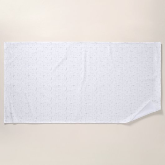 ヴァーティカル・デザイン・サーティ・スリー ビーチタオル (正面)