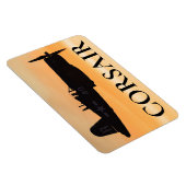 ヴァートF4Uコルセイル戦闘機 マグネット (右側)