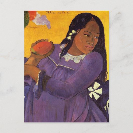 「ヴァーネのテヴィ」 - Paul Gauguin Postague ポストカード (正面)