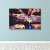 ヴァーノ峡谷16x24 キャンバスプリント (インサイチュ (ウッドフロア))