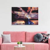 ヴァーノ峡谷16x24 キャンバスプリント (インサイチュ (リビング))