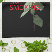 ヴァープ。ストップ喫煙 キッチンタオル (折り畳み)