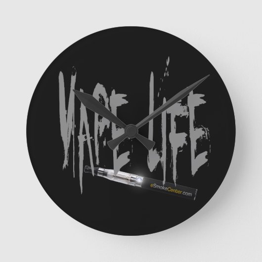 ヴァープ・ライフ! ラウンド壁時計 (正面)