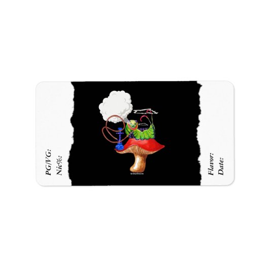 ヴァープ | DIY E-Juice Label Hookah Vaper by VapeGoat ラベル (正面)