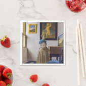 『ヴァーメル - ヴァージナルに立つ女性』 スタンダードカクテルナプキン (インサイチュ)