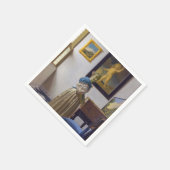 『ヴァーメル - ヴァージナルに立つ女性』 スタンダードカクテルナプキン (角)