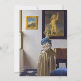 『ヴァーメル - ヴァージナルに立つ女性』 招待状