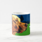 ヴァーモントのラブラドール コーヒーマグカップ (中央)