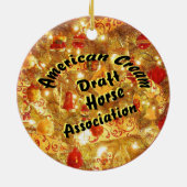 ヴァーモントの冬のオーナメント セラミックオーナメント (裏面)