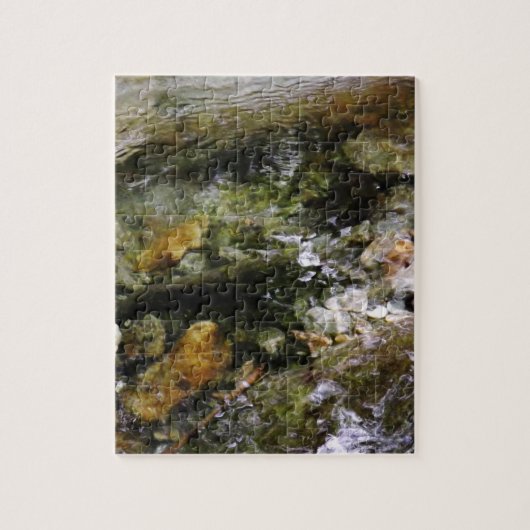 ヴァーモントの小川のパズルの底 ジグソーパズル (縦)