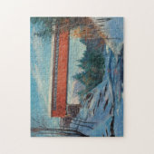 ヴァーモントの屋根付橋 ジグソーパズル (縦)