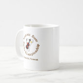 ヴァーモントの州の止め枠選手権のマグ コーヒーマグカップ (正面左)