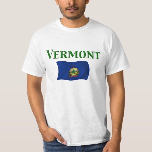 ヴァーモントの旗 Tシャツ (正面)