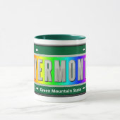 ヴァーモントの虹の国家 マグカップ (中央)