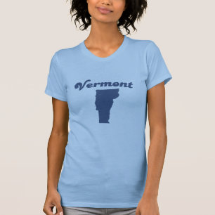 ヴァーモントの青い州 Tシャツ