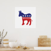 ヴァーモント民主党員のろば ポスター (キッチン)