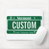 ヴァーモント緑山のナンバープレートのマウスパッド マウスパッド (マウス)