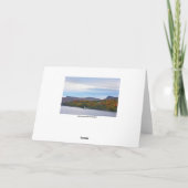 ヴァーモント・ウィルービー湖秋 カード (裏面)