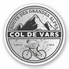 ヴァール峠 フランス アルプス 自転車ツアー シール