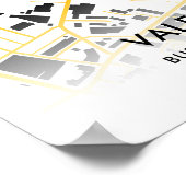 ヴァーレパークスタジアムマップ – ポートヴァーレFCの本拠地 ポスター (角)