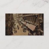 ヴィアローマ,ナポリ,イタリアクラシックフォトクロム 名刺 (裏面)