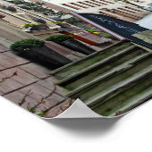 ヴィアンダン、ルクセンブルクの通り景色 ポスター (角)