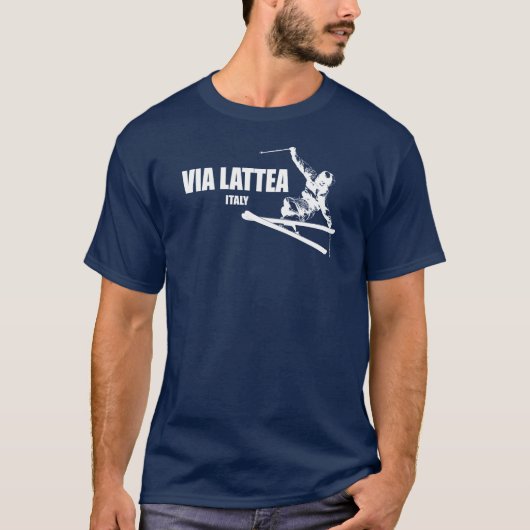 ヴィア・ラッテア スキーヤー Tシャツ (正面)