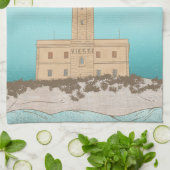 ヴィエステライトハウスイタリア キッチンタオル (折り畳み)